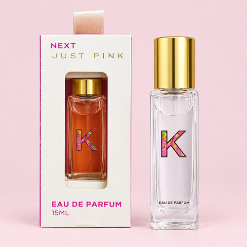 Next just pink letter - pink, k"